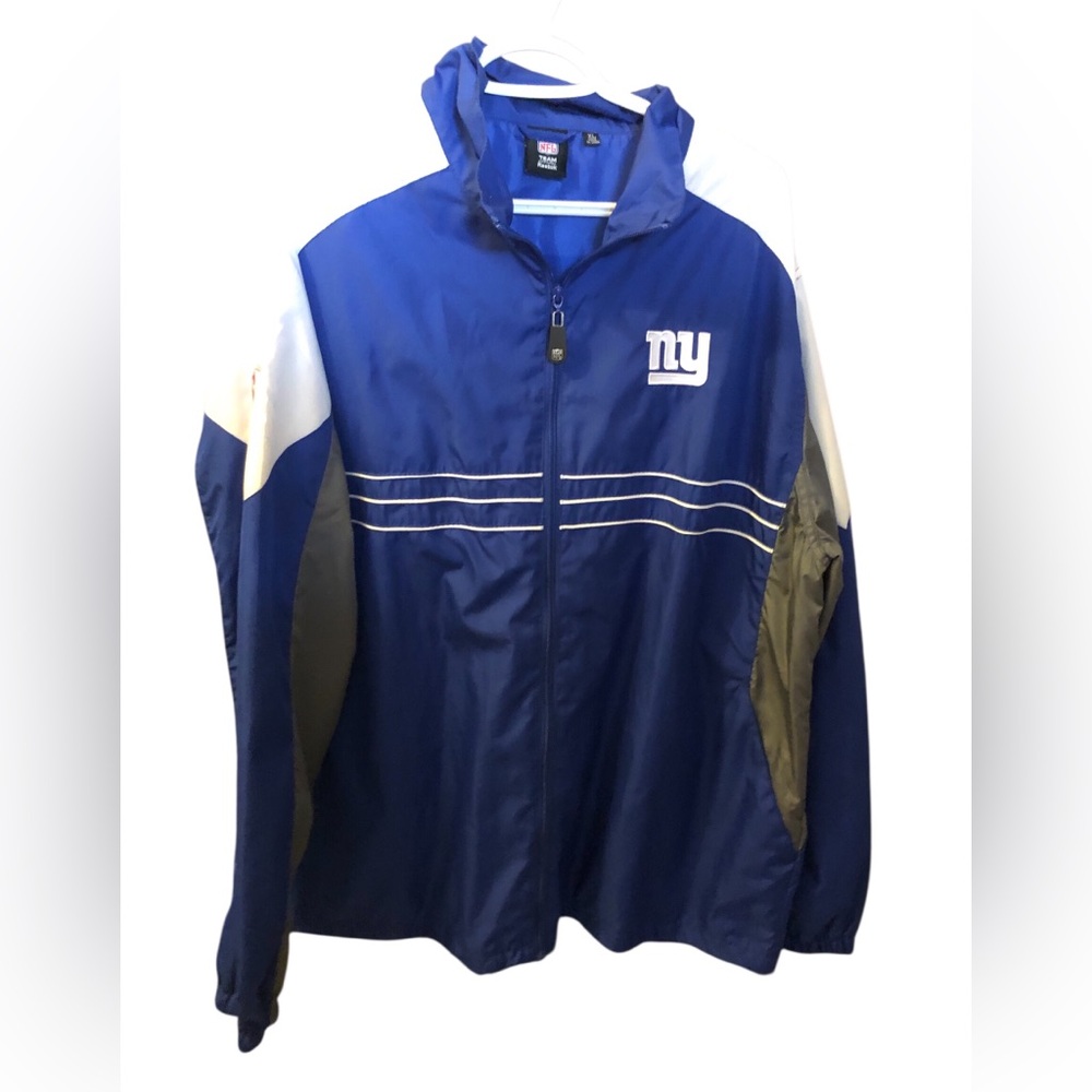 New York Giants Jacket SI Reebok NFL Team Windbreaker Men's XL